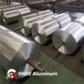 Stack rolled very thin aluminum foil Stack rolled very thin aluminum foil